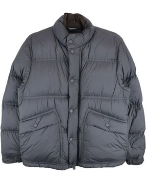 Moncler Sernur Quilted Stud-Fastening Jacket - Grey