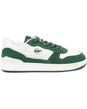 Lacoste T-Clip Set Leather Trainers - Green
