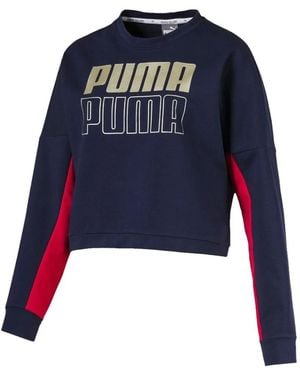 PUMA Modern Sport Crew-Neck Sweatshirt - Blue