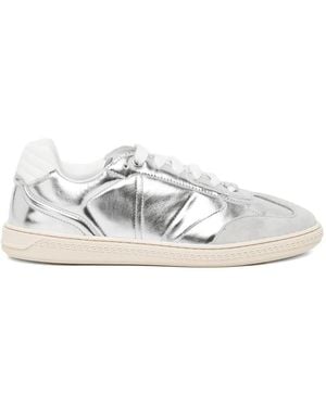 Versace Lace-Up Trainers - White