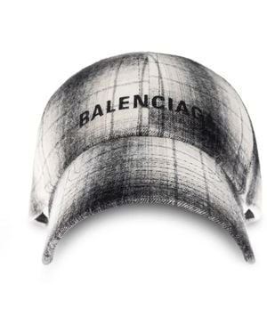 Balenciaga Baseballkappe Mit Logo - Grau