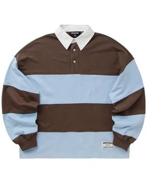 WRSTBHVR Polo Geri A Rayas Estilo Polo - Marrón