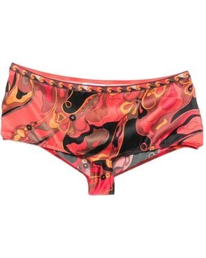 PUCCI Iride-Print Briefs - Red