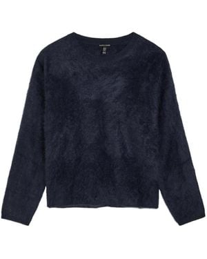 Eileen Fisher Jersey con cuello redondo - Azul