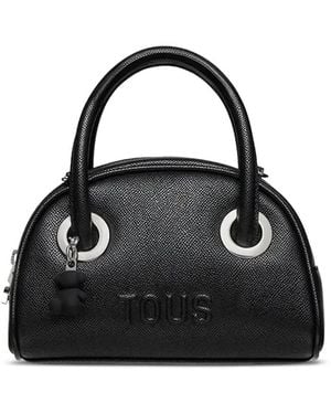 Tous メタルリング ショルダーバッグ - ブラック