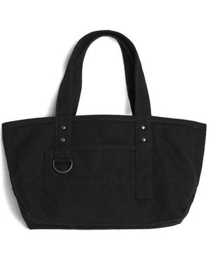バッグ y's yohji yamamoto leather nylon totebag Yohji Yamamoto Leather Tote Bag | Black | FARFETCH