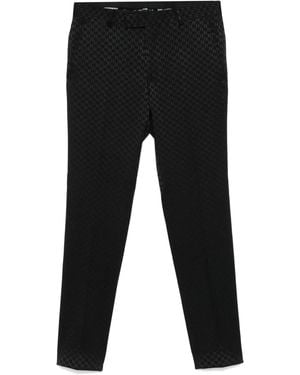 Karl Lagerfeld ジャカードロゴ パンツ - ブラック