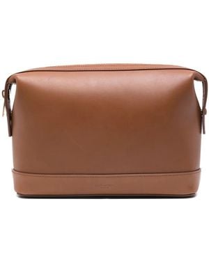 Saint Laurent Leather Clutch Bag - Brown