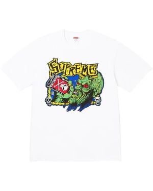 Supreme Graphic-Print T-Shirt - White