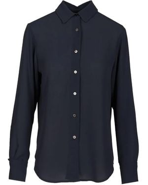 Al Duca d'Aosta Crepe Shirt - Blue