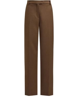 12 STOREEZ Pantaloni Dritti - Marrone