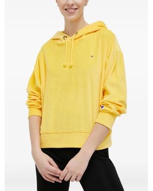 Champion Embroidered hoodie - Amarillo