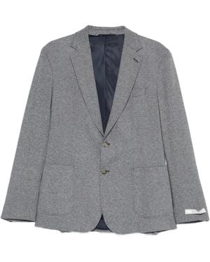 GANT Notched Lapel Blazer - Grey