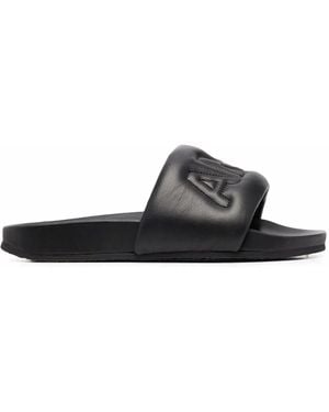 Ambush Logo-Quilted Slides - Black
