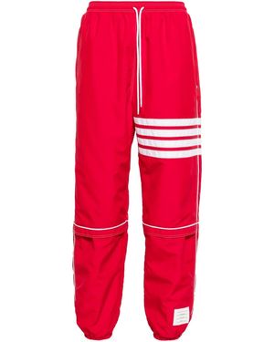 Thom Browne Mid Waist Trainingsbroek - Rood