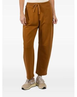 Arlo Mott Drawstring Trousers - Brown