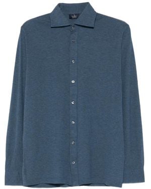 Barba Napoli Long-Sleeve Shirt - Blue