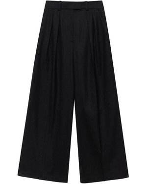 Anine Bing Lou Palazzo Trousers - Black