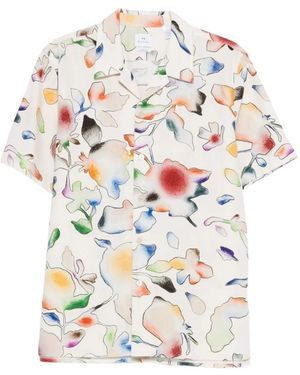 Mps Floral-Print Shirt - White