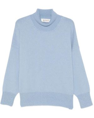 Rohe Turtleneck Jumper - Blue