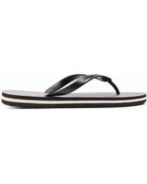 Michael Kors Travis Thong-Strap Flip Flops - Black