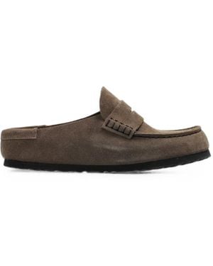 Birkenstock Naples Suede Shoes - Brown