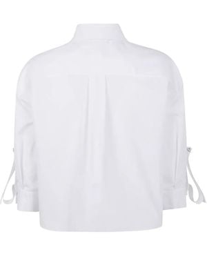 Tシャツ・カットソー GIOVANNI BEDIN SS25 Cropped shirt (GB25068 BLACK) Giovanni bedin Cropped Shirt in Black | Lyst