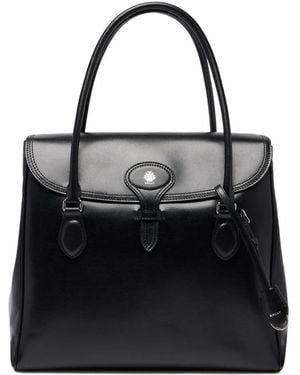 Bally Beckett Leather Tote - Black