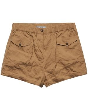 Prada Shorts Antiqued - Marrone
