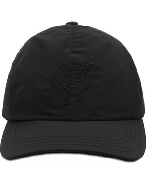 Sky High Farm Embroidered Cotton Cap - Black