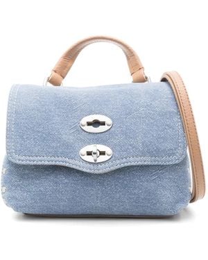 Zanellato Mini Postina Cross Body Bag - Blue