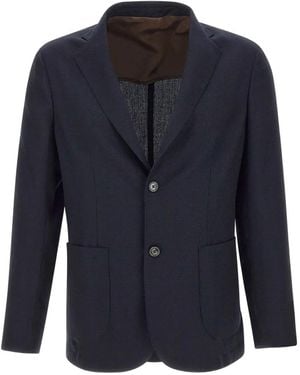 Barba Napoli Blazer Met Twee Knopen - Blauw