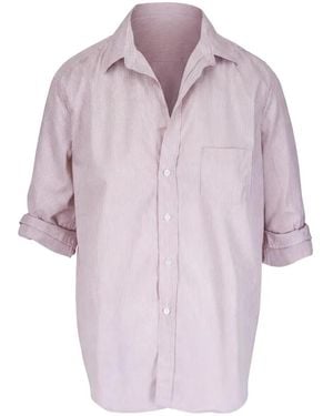 Frank & Eileen Eileen Pinstriped Shirt - Purple