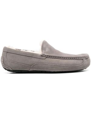 UGG Shearling-Lined Driving Shoes - Grey