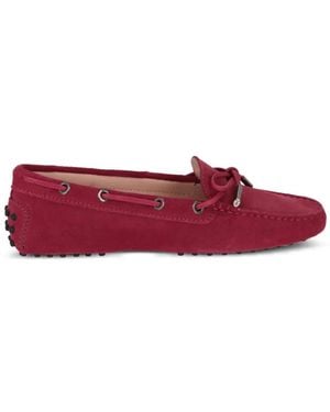 Tod's Gommino Bow-Detail Loafers - Red