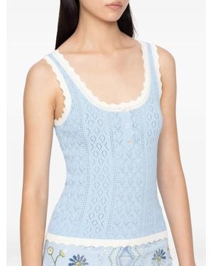 Sea Georgia Tank Top - Blue