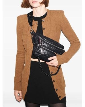 MZ Wallace Crosby Small Quilted Crossbody Bag - Black