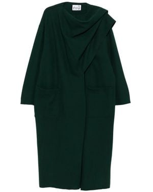 Niu Abrigo drapeado - Verde