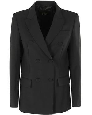 Seventy Double-Breasted Blazer - Black