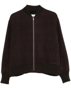 Bompard Chaqueta Bómber Oversize Con Doble Cara - Negro