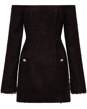 Nicholas Sunny Tweed Dress - Black