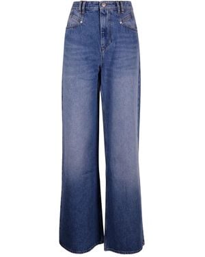 Isabel Marant Jeans mit hohem Bund - Blau