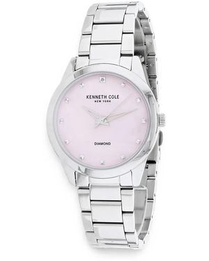 Kenneth Cole Diamond Marker 34Mm Watch - White