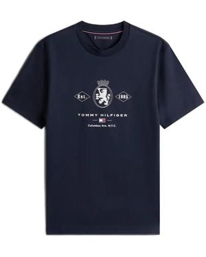 Tommy Hilfiger Graphic-Print T-Shirt - Blue