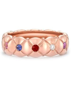 Faberge 18Kt Rose Treillage Ring - Pink