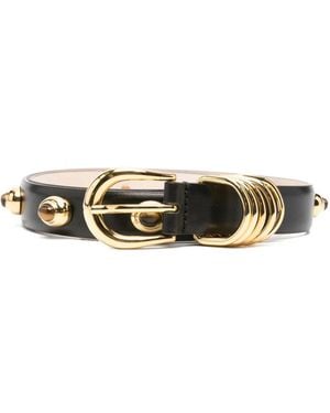 DEHANCHE The Hollyhock Stone Belt - White