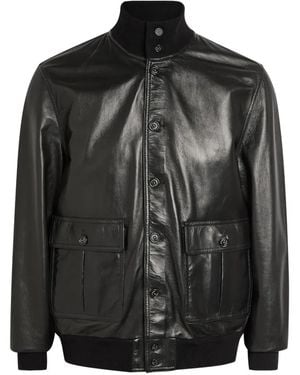 Valstar Quilted Leather Jacket - Black