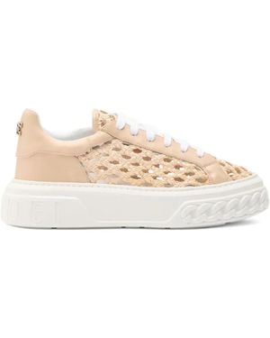 Casadei Versilia Off Road Platform Trainers - Natural