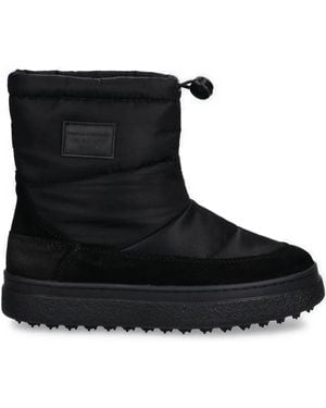 GANT Logo-Patch Boots - Black