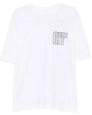 Off-White c/o Virgil Abloh Crew-Neck T-Shirt - White